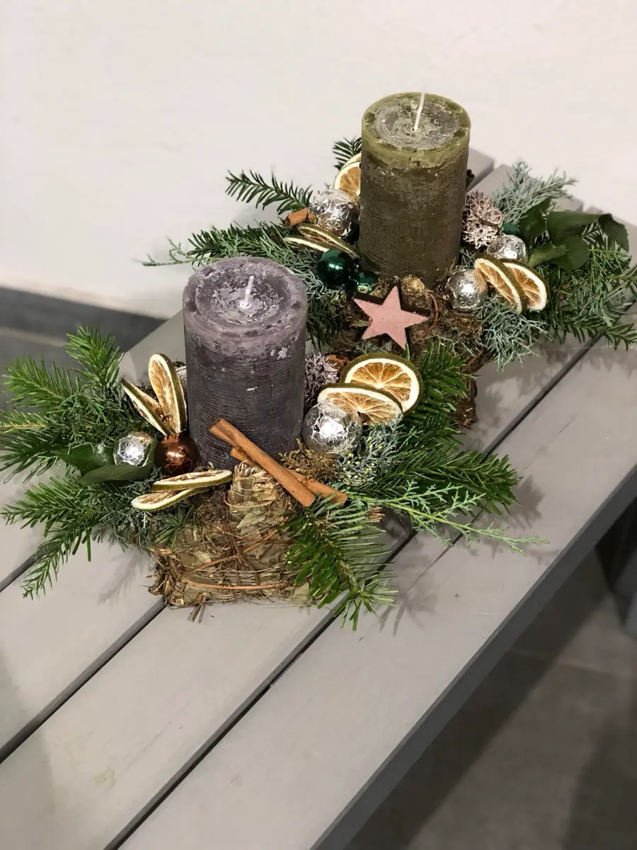 Adventsfloristik Workshop Blumentraeume Dresden