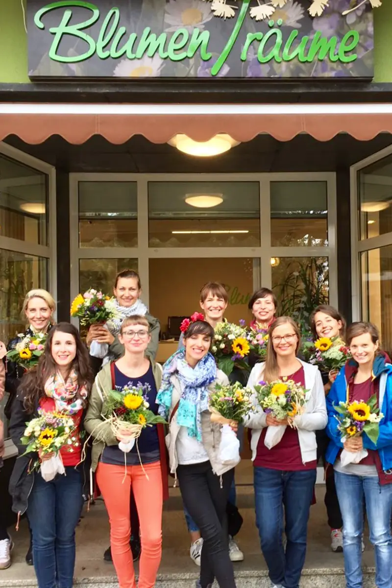 Junggesellinnenabschied Workshop Blumenträume Dresden